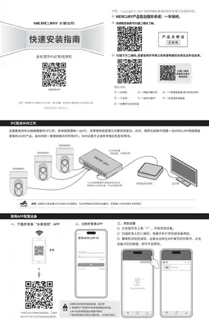 mercury水星MIPC3288PW-4 V1.0快速安装指南 1.0.1